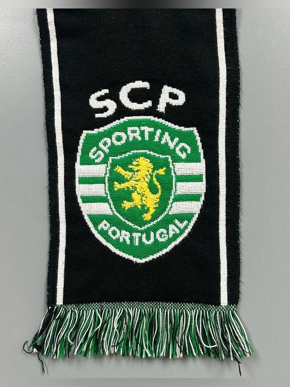 SPORTING Portugal Football Soccer Scarf Official Product Knit Acrylic